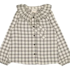 LOUIS LOUISE BLOUSE ANGELE TWILL CARREAUX Store