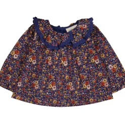LOUIS LOUISE BLOUSE LISSOU FLEUR ROMANTIQUE RAYURE LUREX Sale