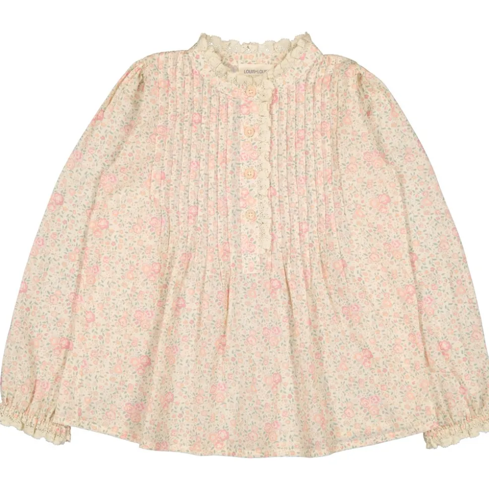 LOUIS LOUISE BLOUSE MARIANNETTE FLEUR ROMANTIQUE Flash Sale
