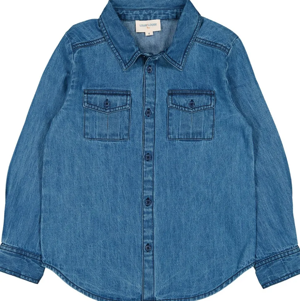 LOUIS LOUISE CHEMISE LEONARD CHAMBRAY Flash Sale