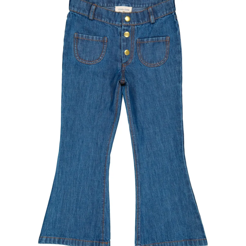 LOUIS LOUISE PANTALON CHRISTIE DENIM FIN Sale