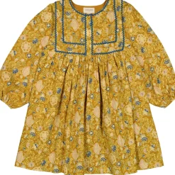 LOUIS LOUISE ROBE CONSTANTINE FLEUR INDIENNE RAYURE LUREX Clearance