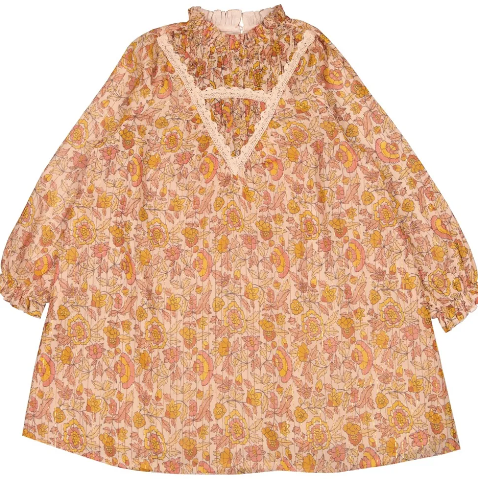 LOUIS LOUISE ROBE MANON FLEUR INDIENNE RAYURE LUREX Hot