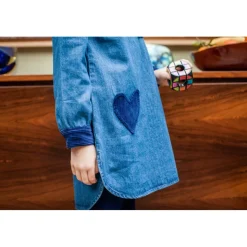 LOUIS LOUISE ROBE MARGARETA DENIM Discount