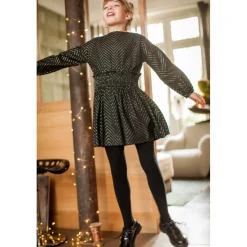 LOUIS LOUISE ROBE MELISSE TWILL POIS DORÉ Clearance