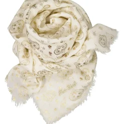 LOUIS LOUISE Scarf Fanfan Wool Bandana Gold Best Sale